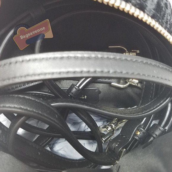 Mini Convertible Suede Backpack Kate Spade Black - Picture 9 of 11